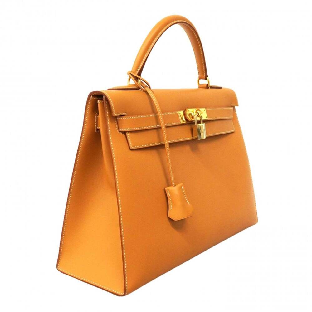 Hermes Kelly 32 handbag, Vache, Natural, □B stamp, Ladies'. - Picture 2 of 14